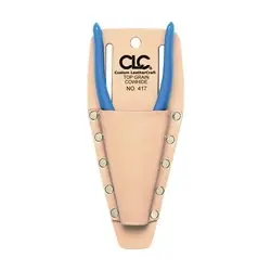 CLC Tool Works 417 Plier/Tool Holder, 1 -Pocket, Leather, Tan, 3-1/2 in W, 8-1/4 in H