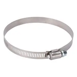 ProSource HCRAN64 Interlocked Hose Clamp, 64, Stainless Steel