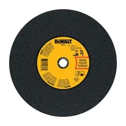 DeWALT DWA8011 Cutting Wheel, 14 in Dia, 7/65 in Thick, 1 in Arbor, Aluminum Oxide Abrasive