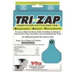 Y-Tex TRI-ZAP 1625000 Ear Tag