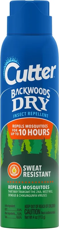 Cutter Backwoods Dry Insect Repellent 4oz