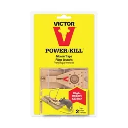Victor Power-Kill M142S Mouse Trap, 2.19 in L, 5.44 in W, 8.81 in H
