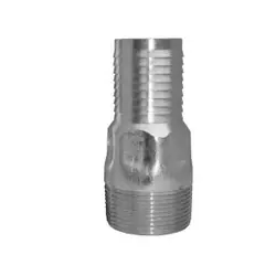 GREEN LEAF CN200SP Straight Adapter, 2 in, MNPT, 2 in, Hose Barb, Steel