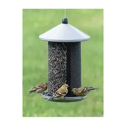 Perky-Pet TSS00349 Dual-Mesh Bird Feeder, 2.85 lb, Metal, Gray
