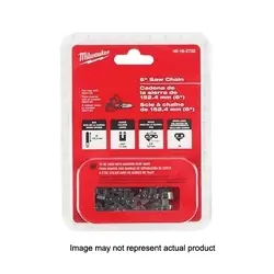 Milwaukee 49-16-2732 Chainsaw Chain, 0.043 in Gauge, 3/8 in TPI/Pitch, 28-Links