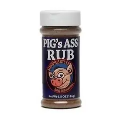 OLD WORLD SPICES & SEASONINGS OW85100 Pig‘s Ass Memphis Style BBQ Rub, 6.5 oz