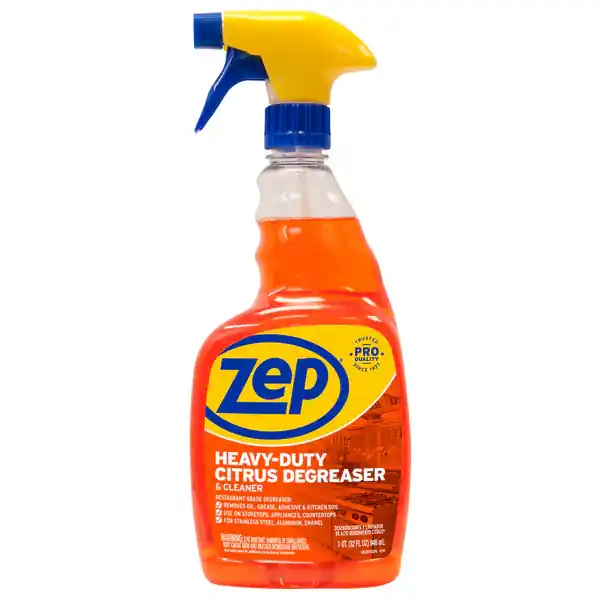 Zep Heavy-Duty Citrus Degreaser and Cleaner – Removes Grease and Grime – 32 oz.