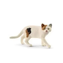 Schleich-S Farm World 13894 American Shorthair Cat Toy, 3 to 8 years, Cat, Plastic
