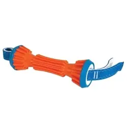 Chuckit! 31929 Dog Toy, S, Rugged Toy, Bumper, Blue/Orange