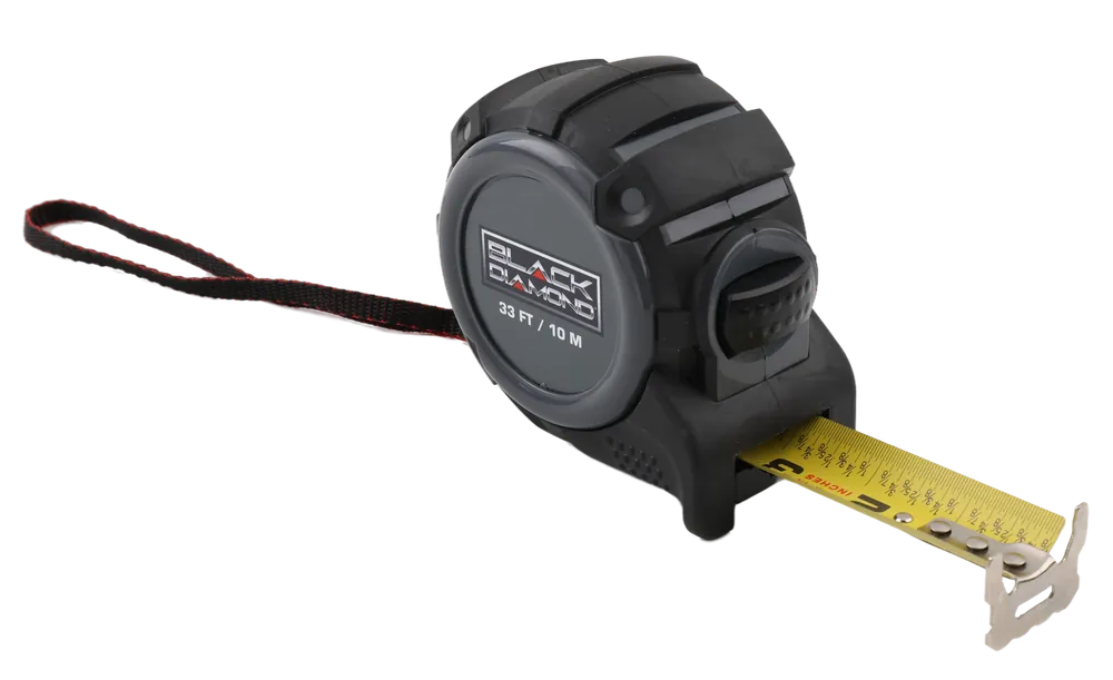 Black Diamond Tape Measure - 33 Foot