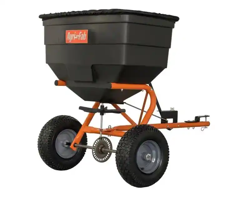 Agri-Fab 185 lbs. Capacity Tow Broadcast Spreader
