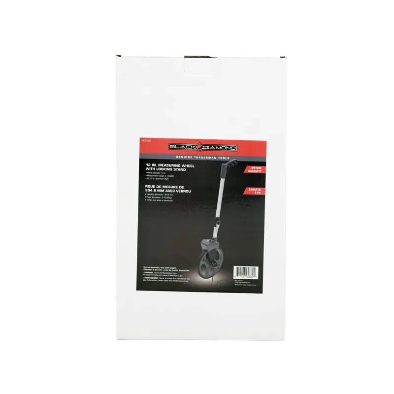 Black Diamond 12" Measuring Wheel with Lock/Stand