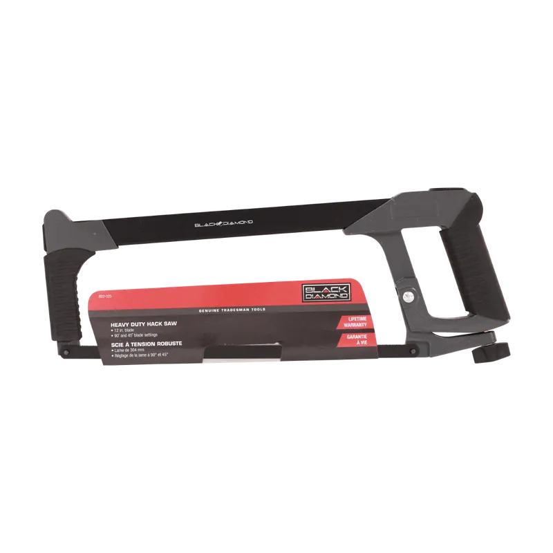Black Diamond 12" Heavy Duty Hacksaw & Blade