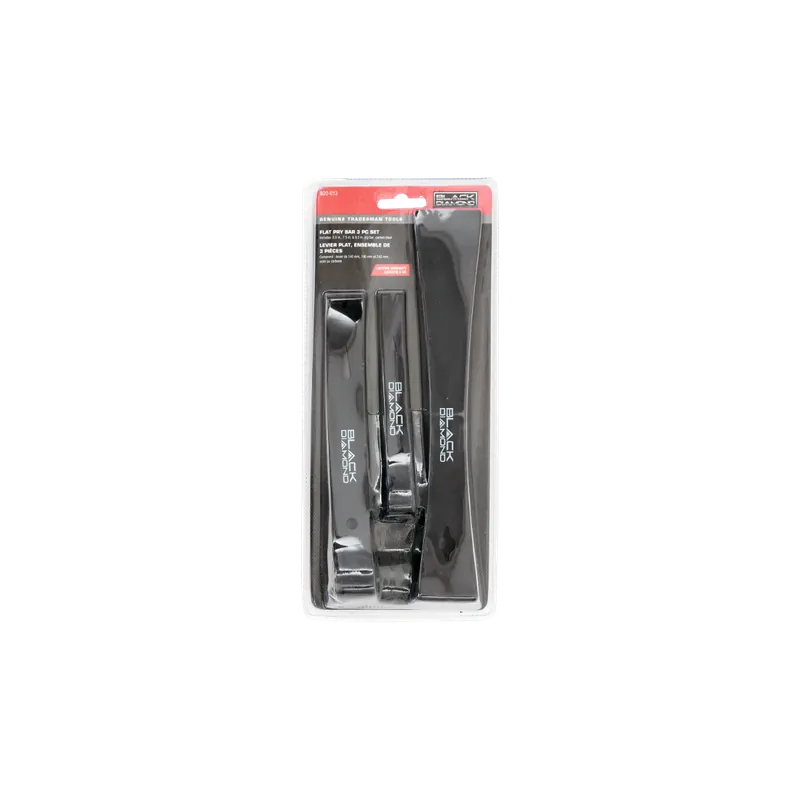 Black Diamond 3 PC. Steel Flat Pry Bar Set