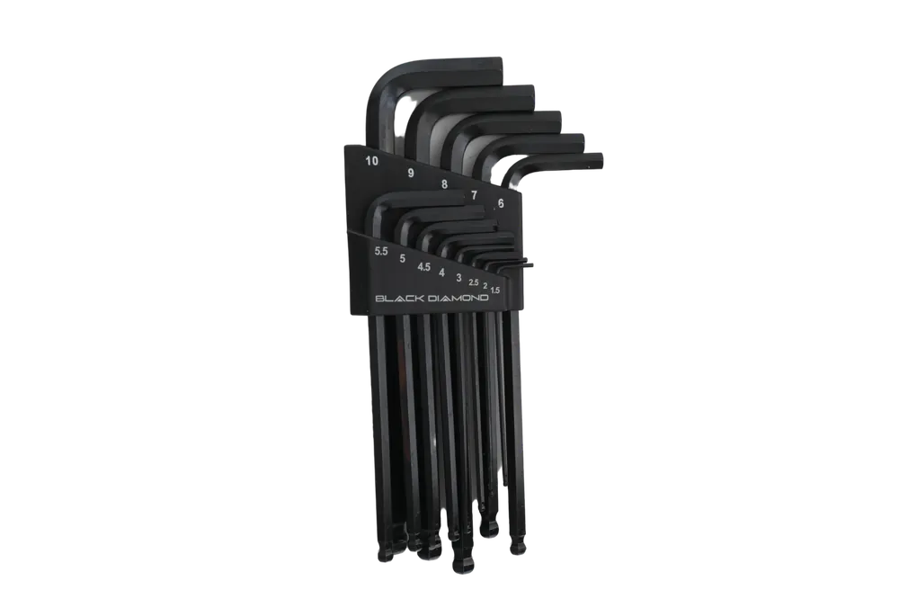 Black Diamond Metric Hex Ball End Wrench Set - 13 Pieces