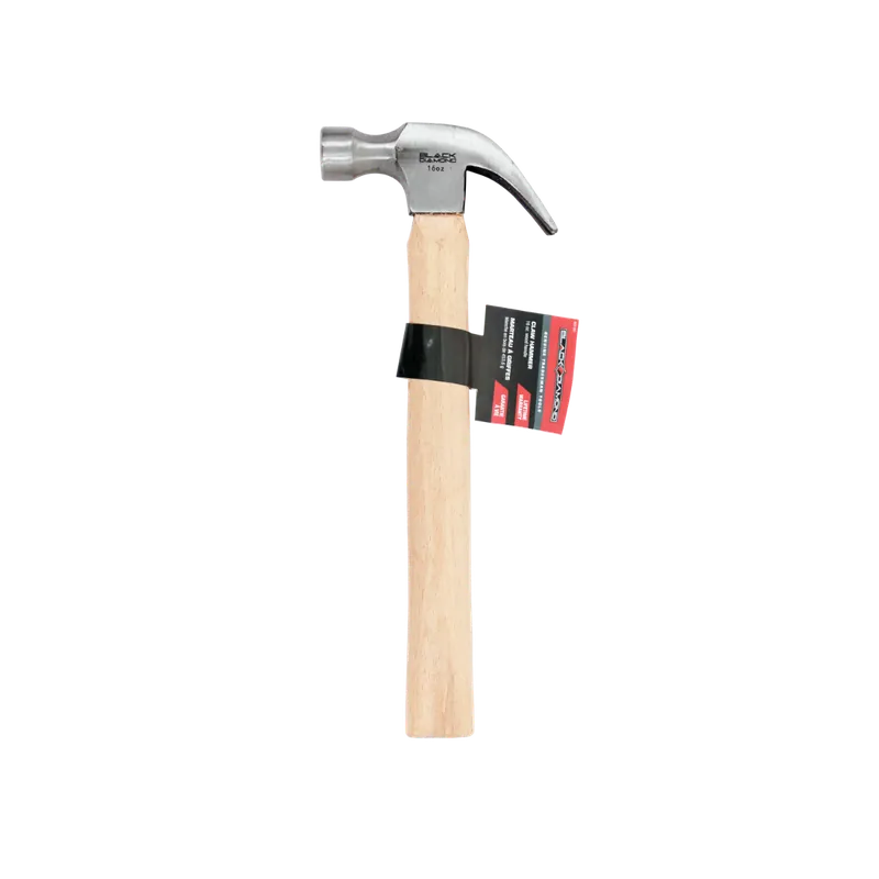 Black Diamond Wood Handle Claw Hammer - 16 Oz.