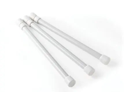 Camco Cupboard Bar 3Pack - 10" to 17" White Bilingual