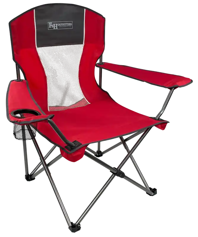 F & H Outfitters Oversized Mesh Chair - Red