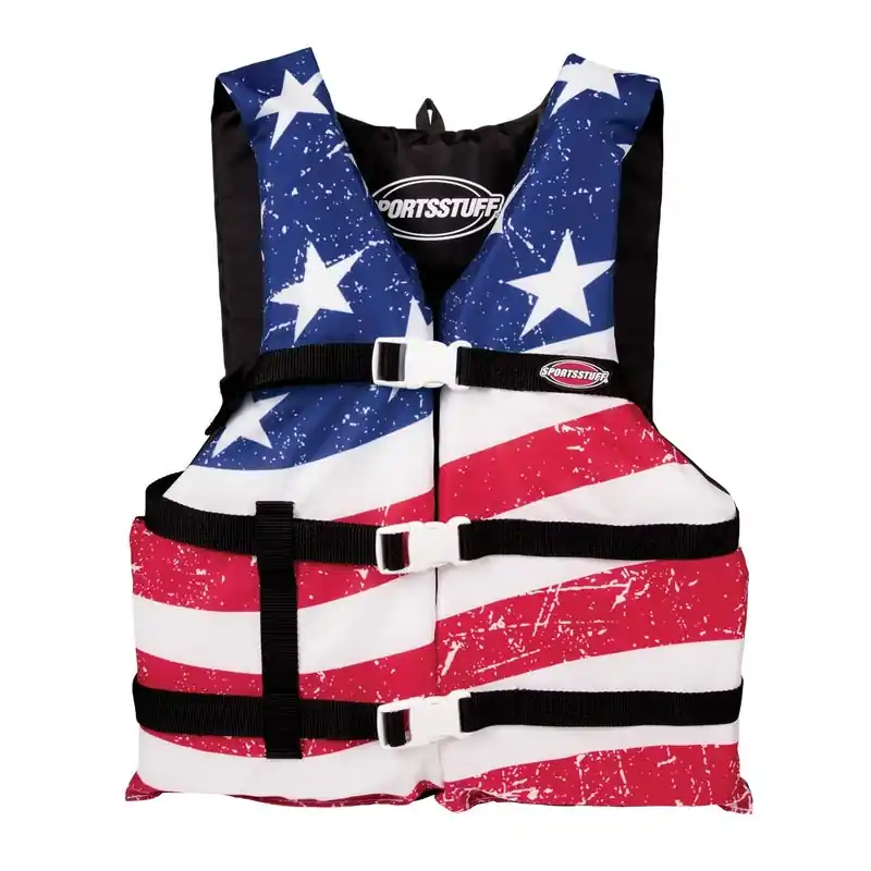 Air Head Sport Life Jacket - Stars & Stripes - Oversized