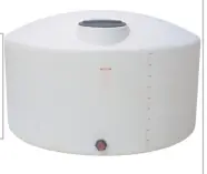 Ace Roto-Mold VT0625-64 Vertical Tank, 625 gal Capacity, Polyethylene, White