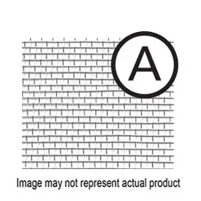 ADFORS FCS9224-M Door Screen, 84 in L, 48 in W, Aluminum, Bright