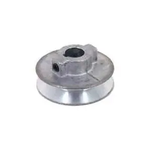 CDCO 300A-1/2 V-Grooved Pulley, 3 in OD, 2-3/4 in Dia Pitch, 1/2 in W x 11/32 in Thick Belt, Zinc