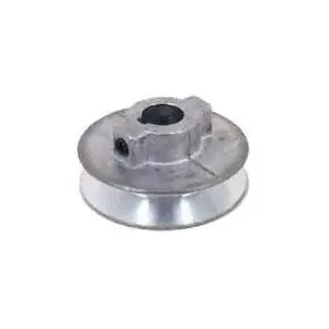CDCO 300A-5/8 V-Grooved Pulley, 3 in OD, 2-3/4 in Dia Pitch, 1/2 in W x 11/32 in Thick Belt, Zinc