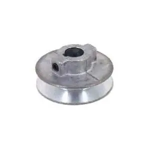 CDCO 350A-5/8 V-Grooved Pulley, 3-1/2 in OD, 3-1/4 in Dia Pitch, 1/2 in W x 11/32 in Thick Belt, Zinc