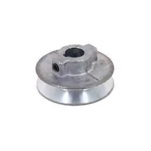 CDCO 500A-5/8 V-Grooved Pulley, 5 in OD, 4-3/4 in Dia Pitch, 1/2 in W x 11/32 in Thick Belt, Zinc