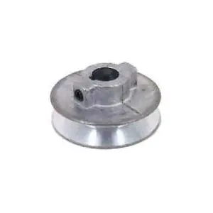 CDCO 600A-1/2 V-Grooved Pulley, 6 in OD, 3 -Groove, 5-3/4 in Dia Pitch, 1/2 in W x 11/32 in Thick Belt, Zinc