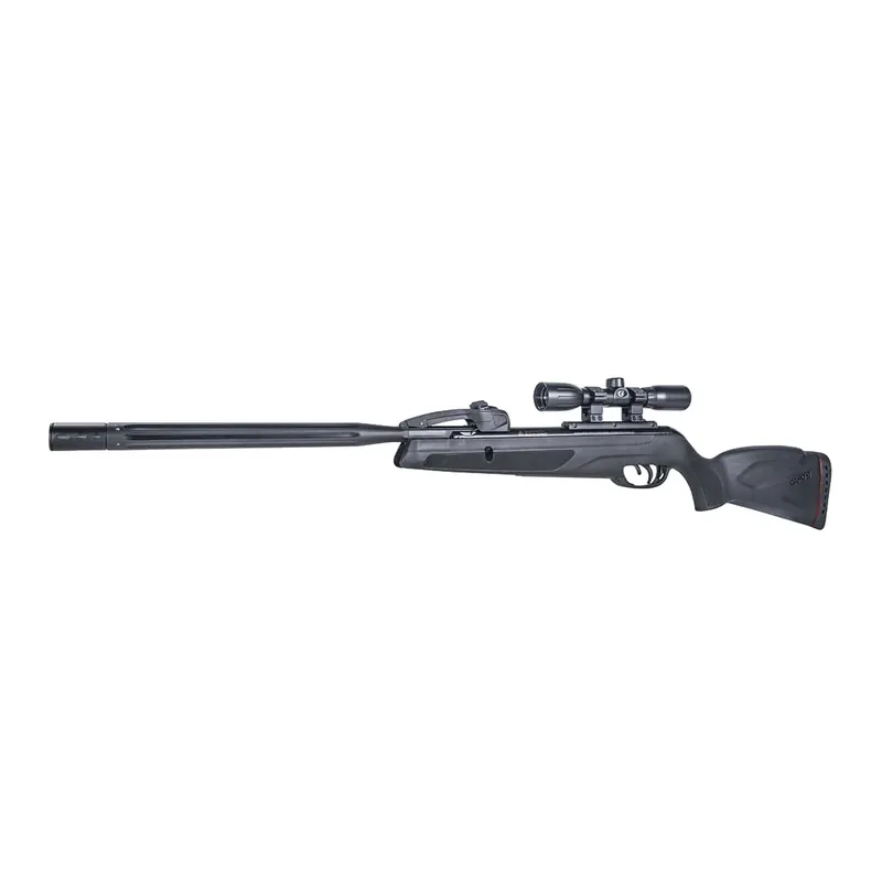 GAMO Swarm Whisper 6110068754 Break Barrel Air Rifle with Scope, 0.177 BB Caliber, 1300 fps, Fluted Barrel, 10 Shot