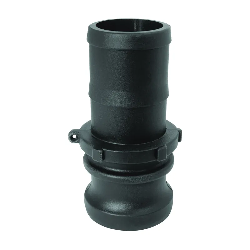 GREEN LEAF 150E/GLP150E Cam Lever Coupling, 1-1/2 in, Male x Hose Barb, Glass Filled Polypropylene