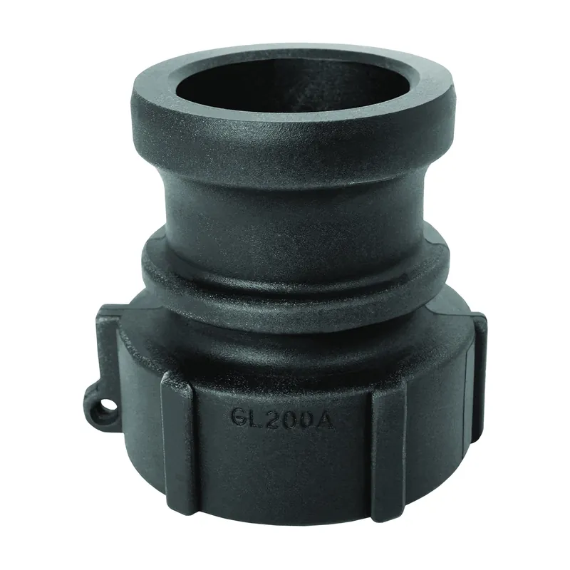 GREEN LEAF GLP150A Cam Lever Coupling, 1-1/2 in, Male x FNPT, Polypropylene