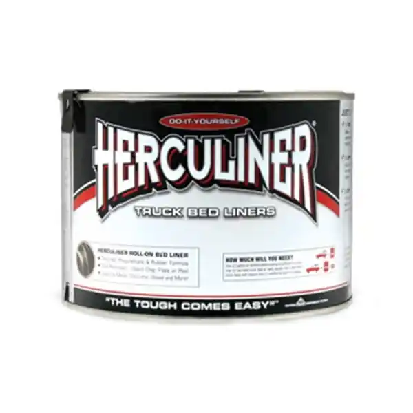 HERCULINER HCL1B7 Protective Coating, 1 qt Can, Liquid, Black