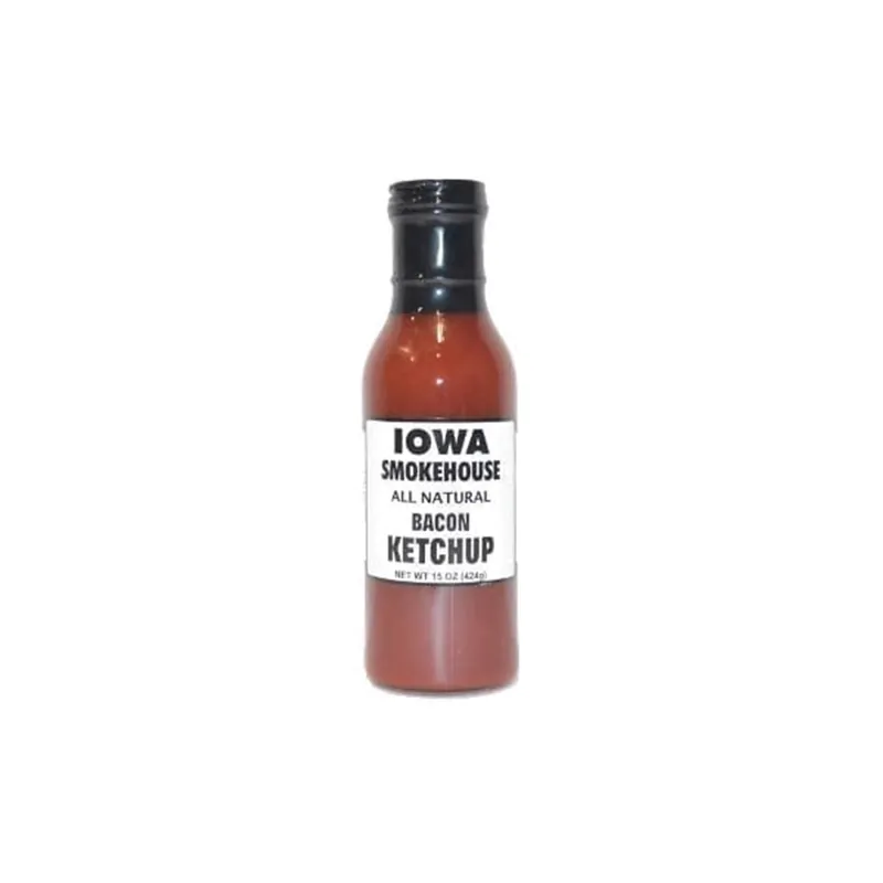 IOWA SMOKEHOUSE ISKBA Ketchup, Bacon Flavor, 26 oz