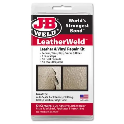 J-B WELD 2130 Vinyl and Leather Repair Kit, Liquid, White