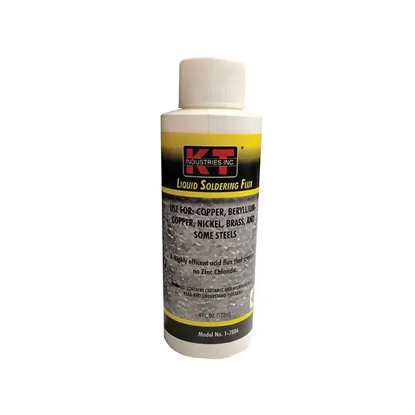 K-T INDUSTRIES 1-2806 Flux, 4 oz, Liquid, Blue