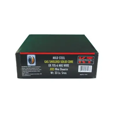 K-T INDUSTRIES 1-3143 MIG Welding Wire, 0.035 in Dia, 70S-6 Mild Steel
