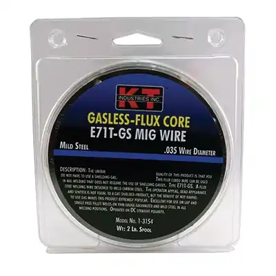 K-T INDUSTRIES 1-3154 Flux Core MIG Wire, 0.035 in Dia