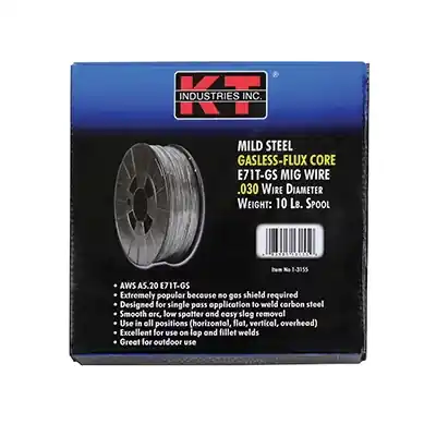 K-T INDUSTRIES 1-3155 Flux Core MIG Wire, 0.03 in Dia