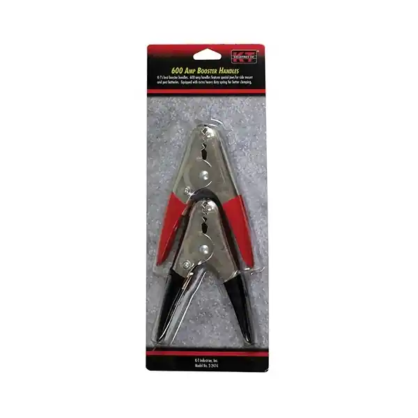 K-T INDUSTRIES 2-2474 Battery Charger Clamp, Black/Red