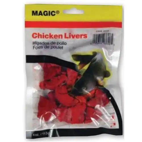 MAGIC PRODUCTS 3690 Preserved Chicken Liver Bait, Catfish, Red Bait