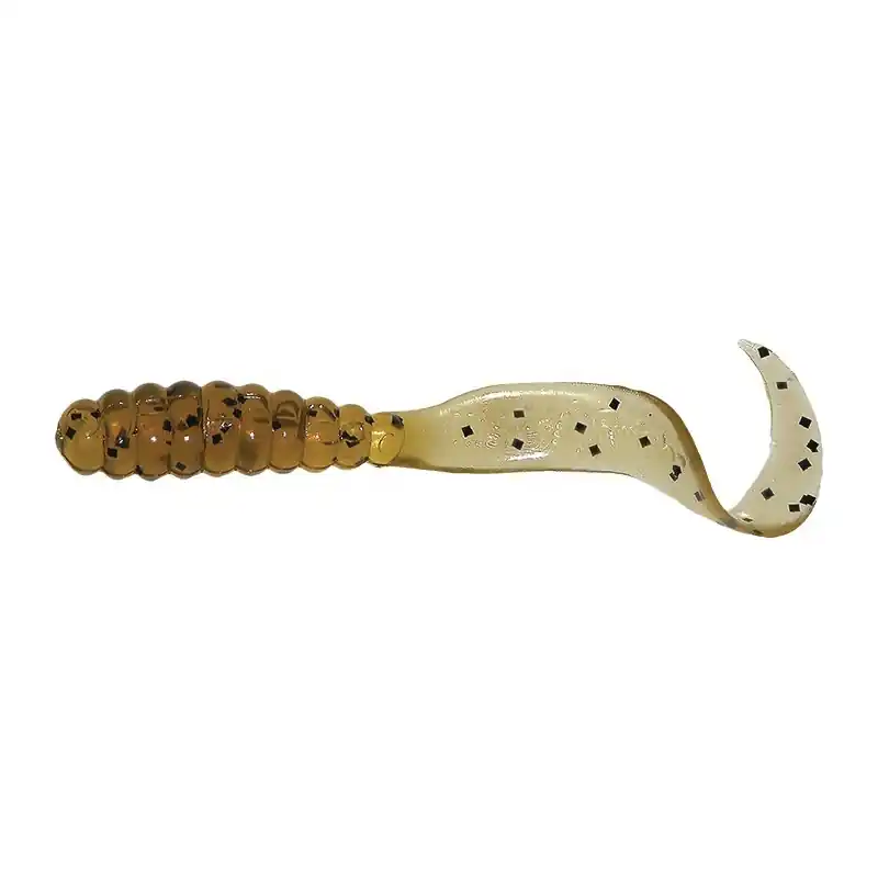 MISTER TWISTER MTSF20-11BKS Meeny Fishing Lure, Pumpkin Pepper Lure
