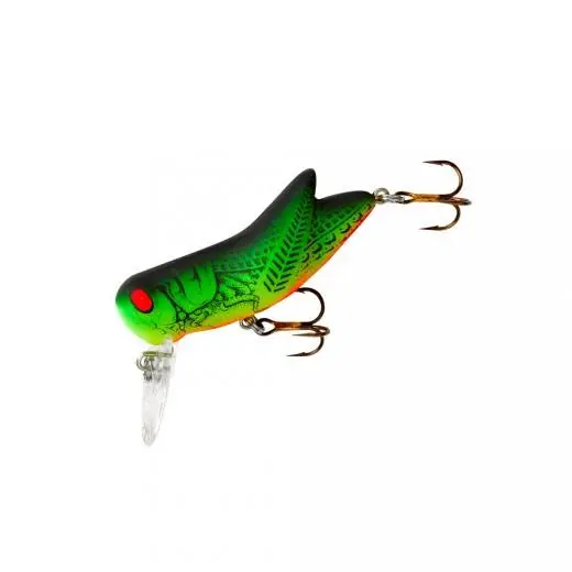 REBEL F73-56 Crickhopper Fishing Lure, Crankbait, Firetiger Lure
