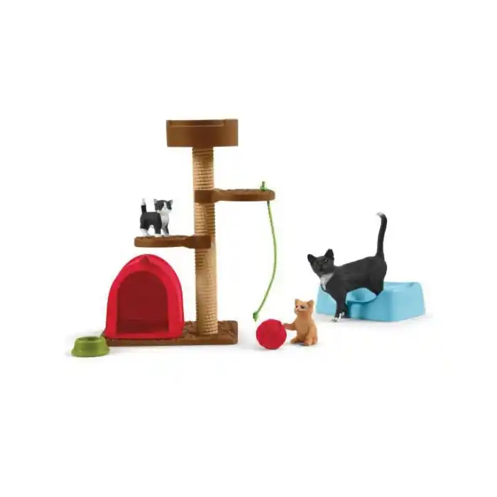 Schleich-S Farm World 42501 Animal Playtime Toy, 3 to 8 years, Cat, Plastic