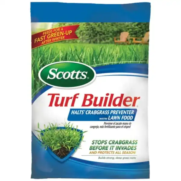 Scotts Turf Builder 32367F Crabgrass Preventer with Lawn Food, Solid, Light Yellow, 13.35 lb Bag