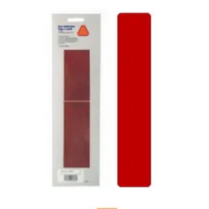 SMV INDUSTRIES 2RS-4 Conspicuity Tape, Red Reflector, 2 in W Reflector, 9 in H Reflector