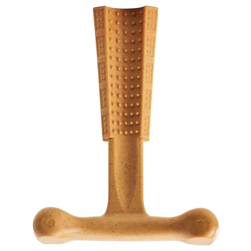 Spot Bam-bones PLUS Series 54596 Dog Toy, Peanut Butter Flavor, Chew Toy, Bone, Bamboo Fiber/Nylon