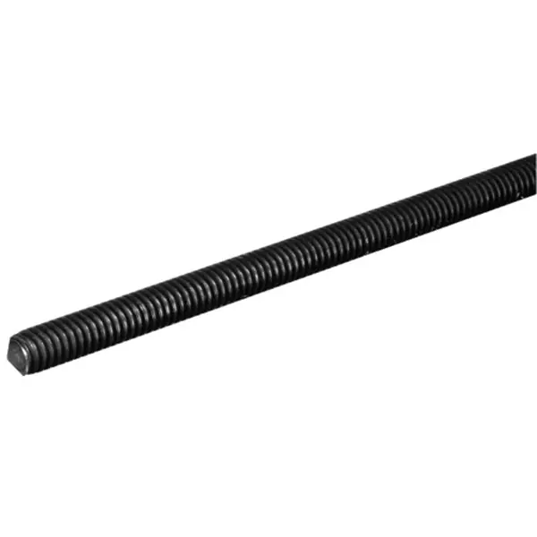 Steelworks 11054 All-Thread Oil Rod, 3/8-16 Thread, 3 ft L, Steel