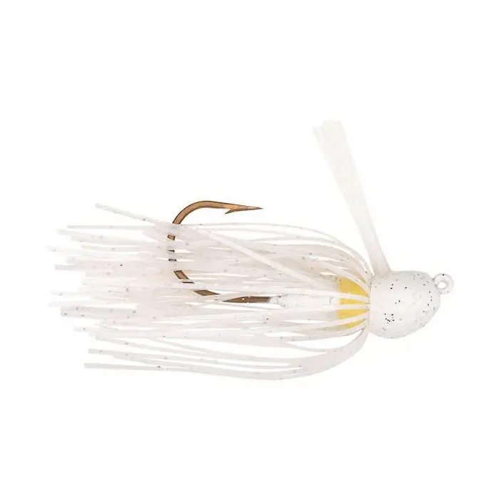 Strike King Bitsy Bug BBJ14-10 Mini Jig, Jig, Silicone, White Bait
